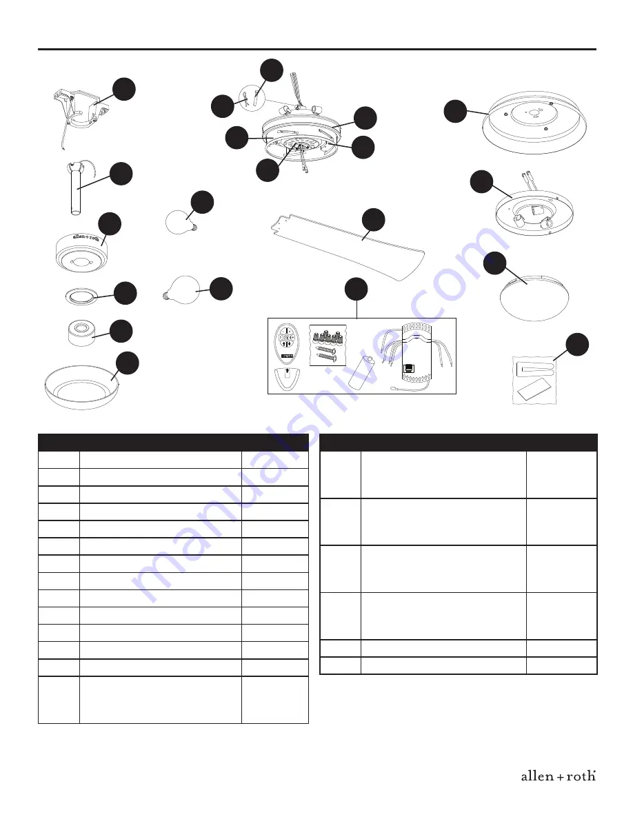 Allen + Roth L1405 Instruction Manual Download Page 3