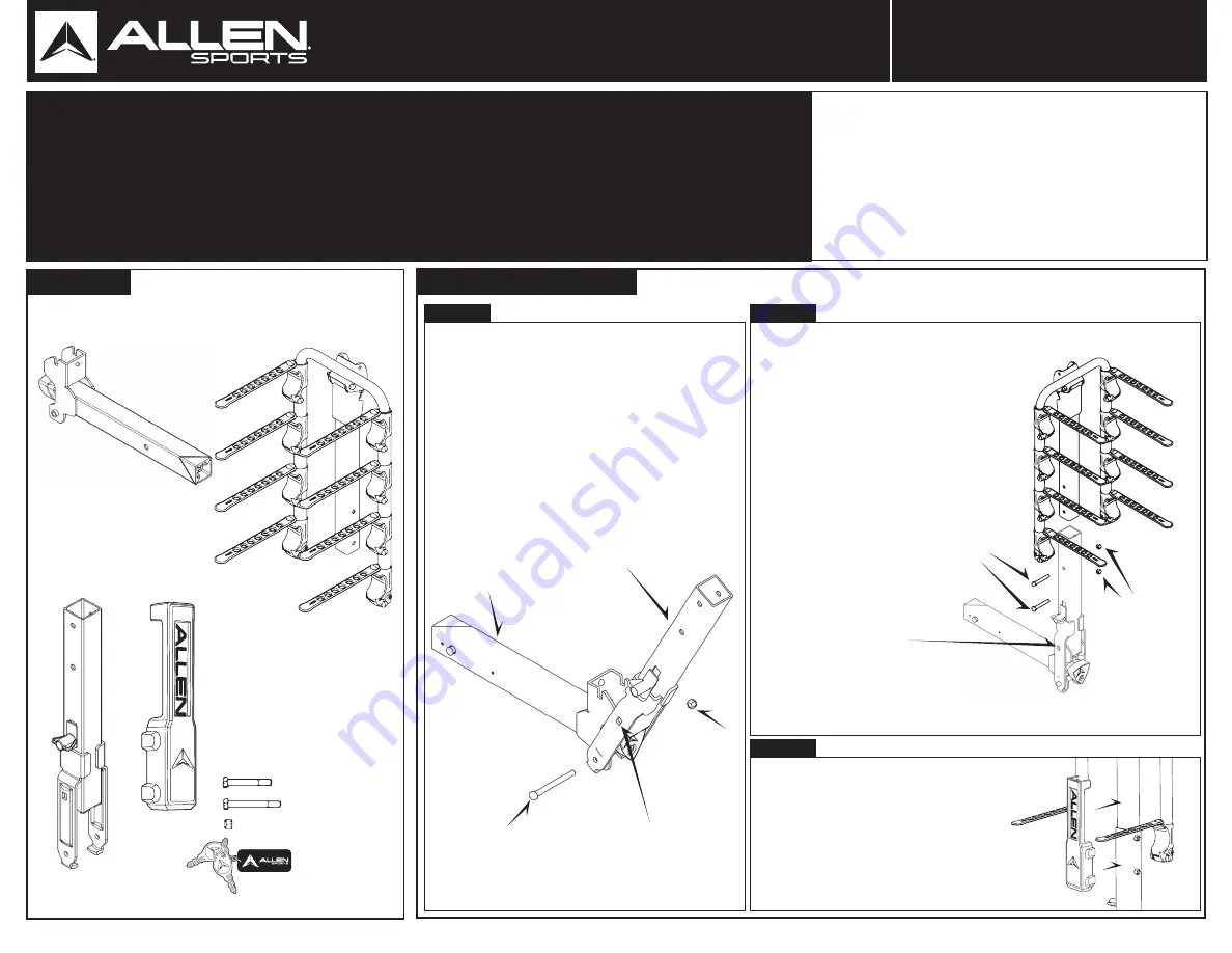 Allen Sports 400QR Instructions Download Page 1