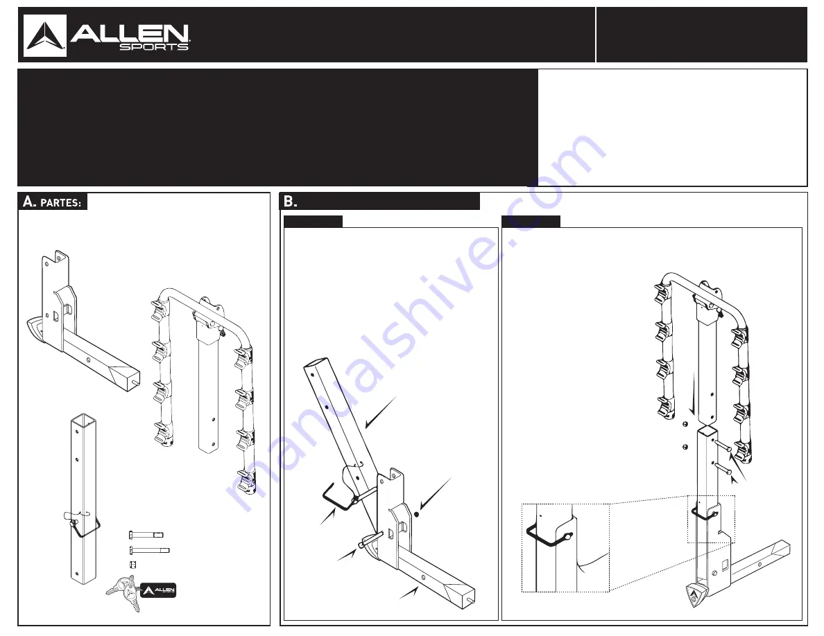 Allen Sports 542QR Instructions Manual Download Page 9