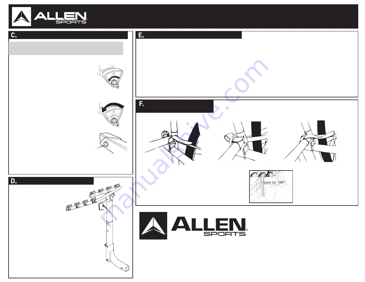 Allen Sports 542QR Instructions Manual Download Page 10