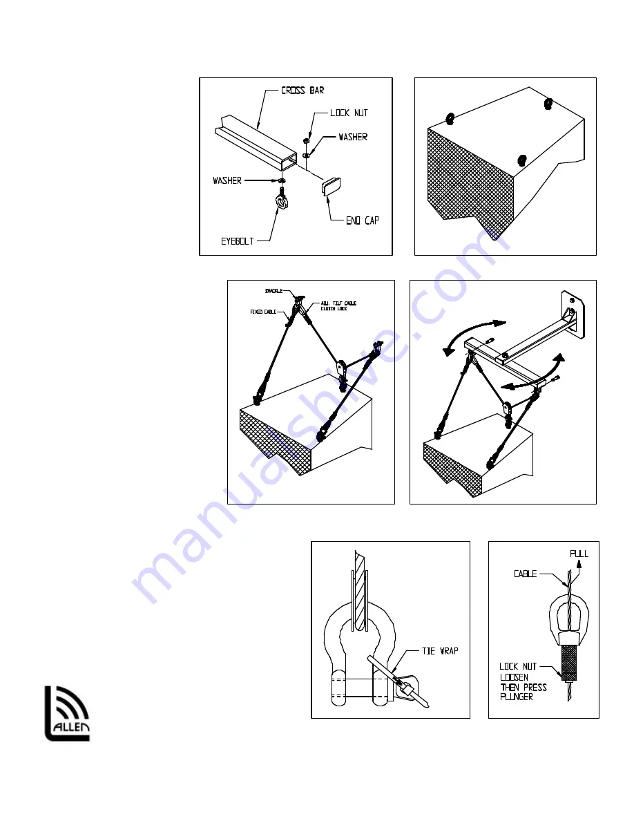 allen SAS-100-WM Installation Instructions Download Page 2