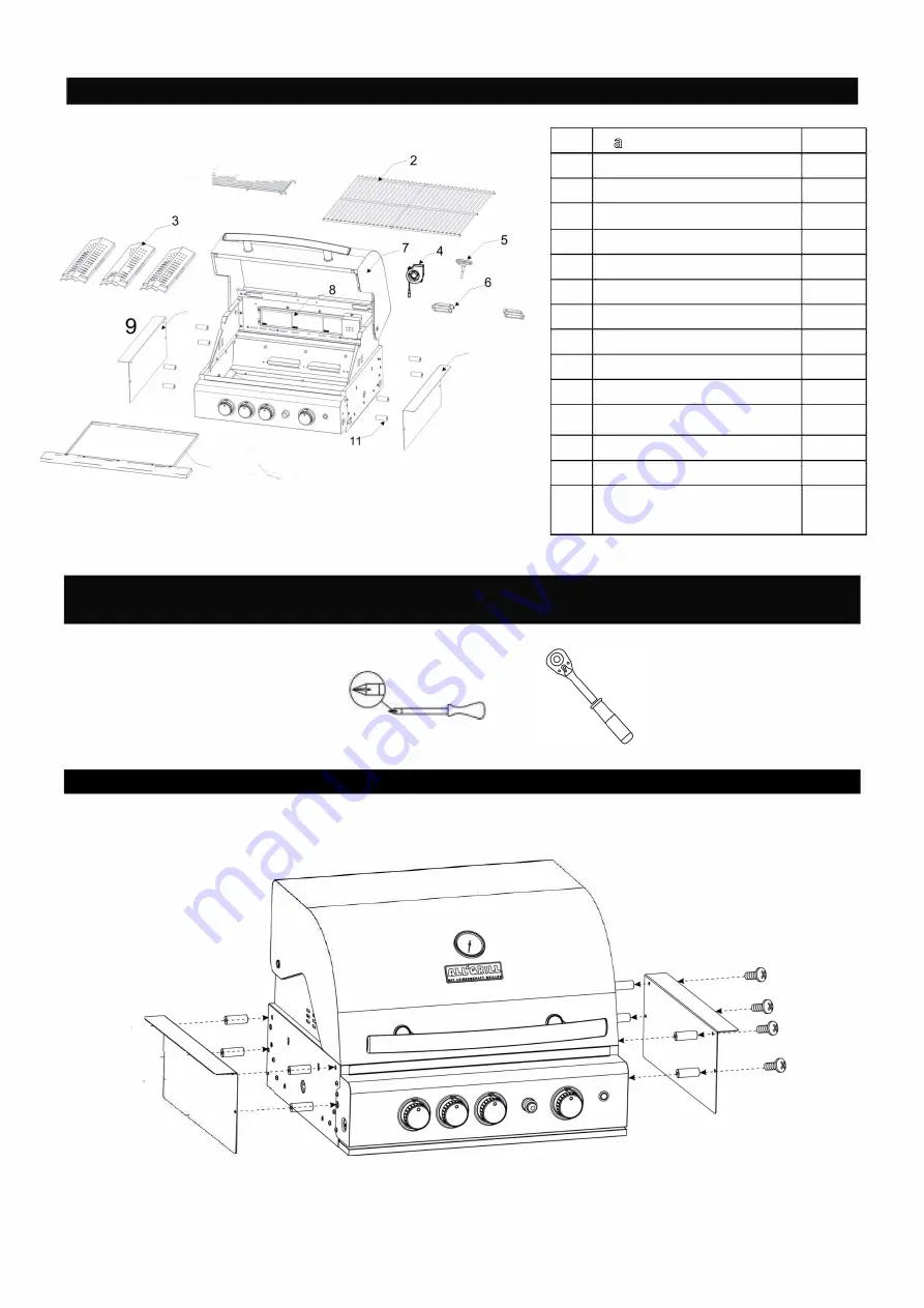 ALL'GRILL 100949 Operating & Assembly Instructions Download Page 6