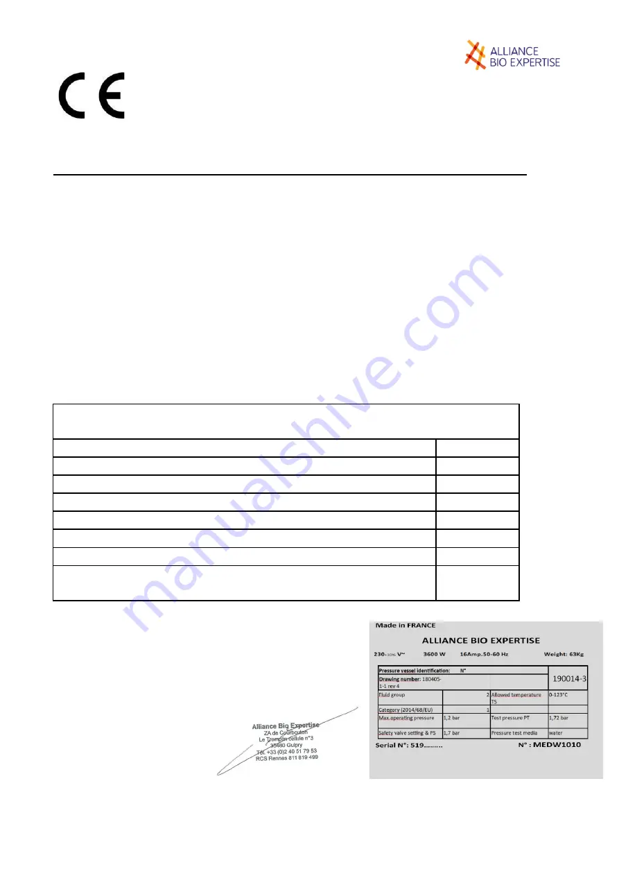 Alliance Bio Expertise MEDIAWEL 10 User Manual Download Page 47