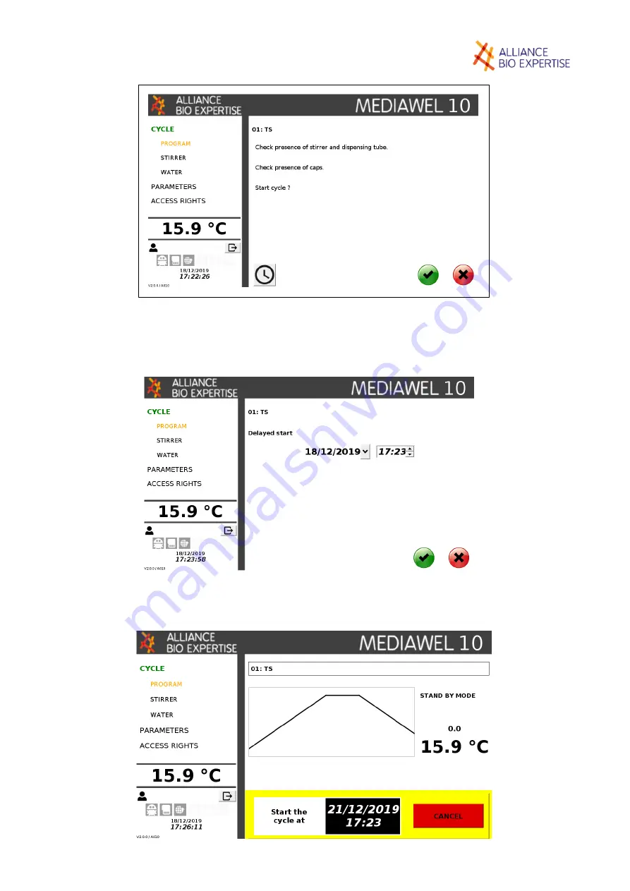 Alliance Bio Expertise MEDIAWEL 10 User Manual Download Page 77