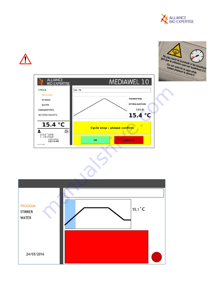 Alliance Bio Expertise MEDIAWEL 10 User Manual Download Page 78