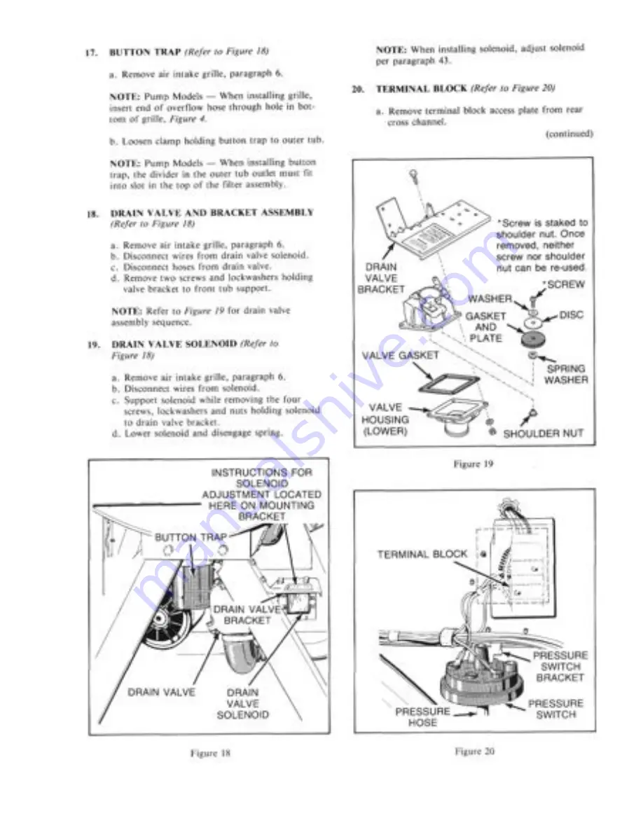 Alliance Laundry Systems CL9161 Service Manual Download Page 13