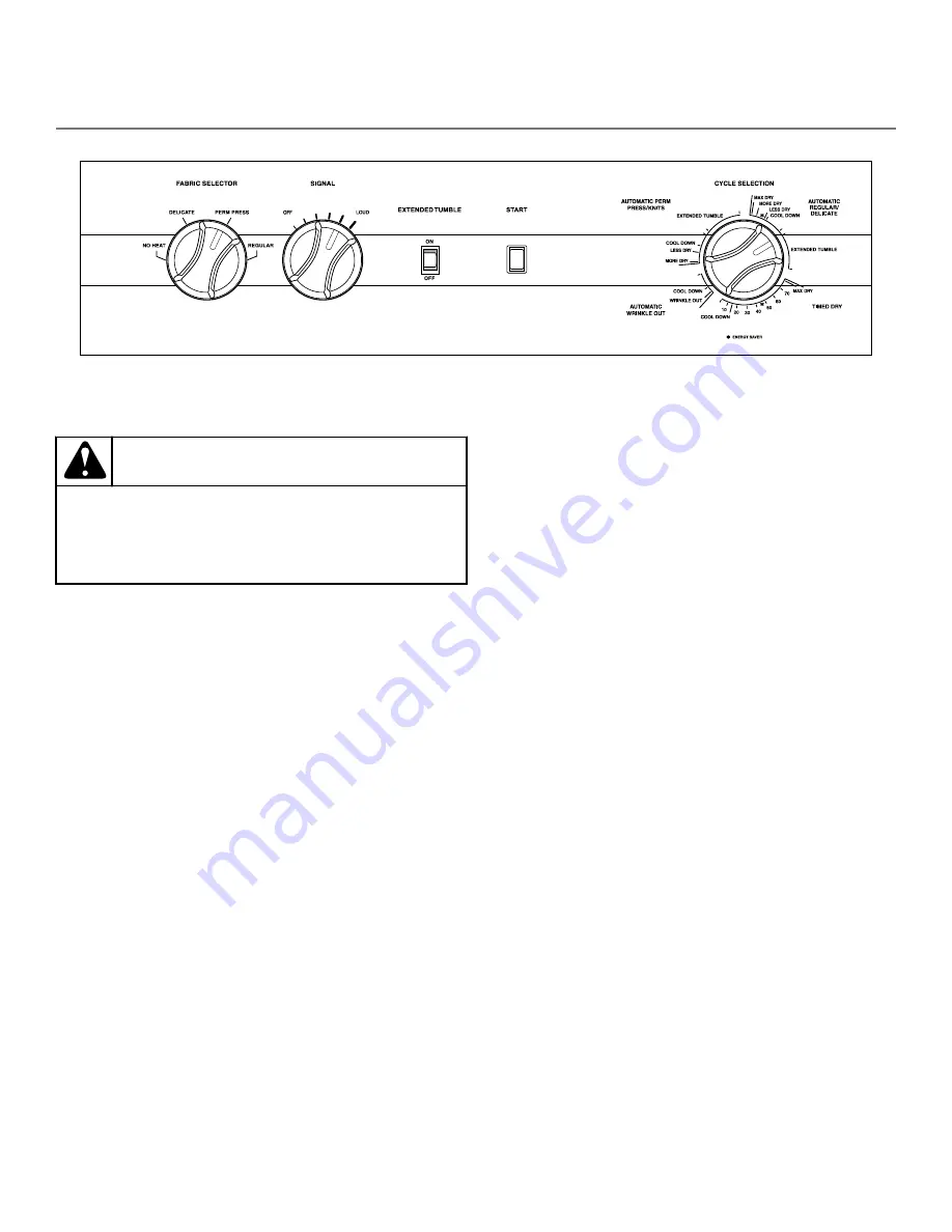 Alliance Laundry Systems DC5102WE User Manual Download Page 10