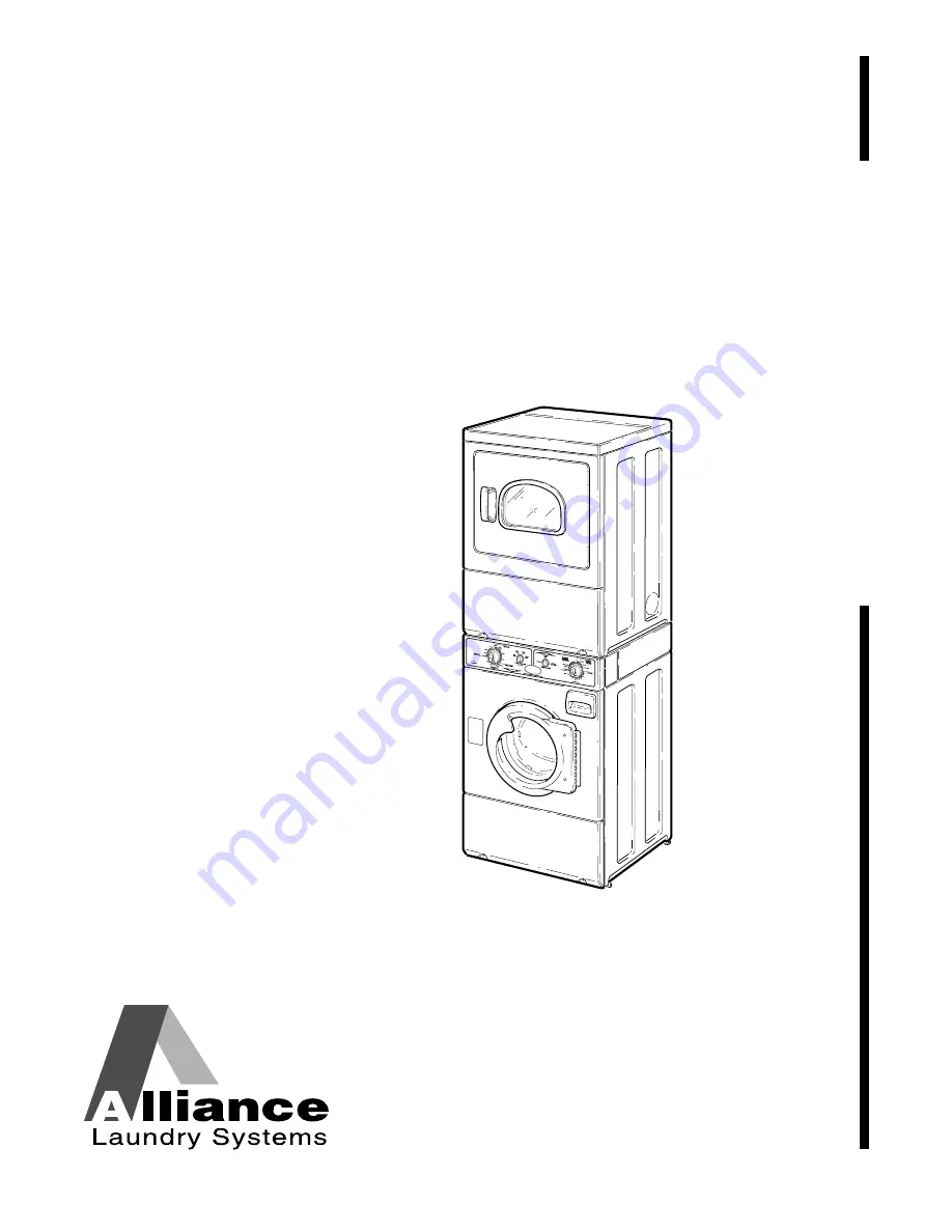 Alliance Laundry Systems LTS87A*H Скачать руководство пользователя страница 1