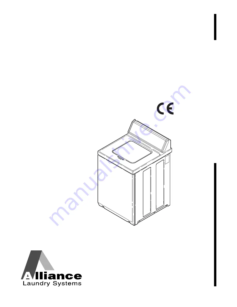 ALLIANCE Automaatic washer Скачать руководство пользователя страница 1