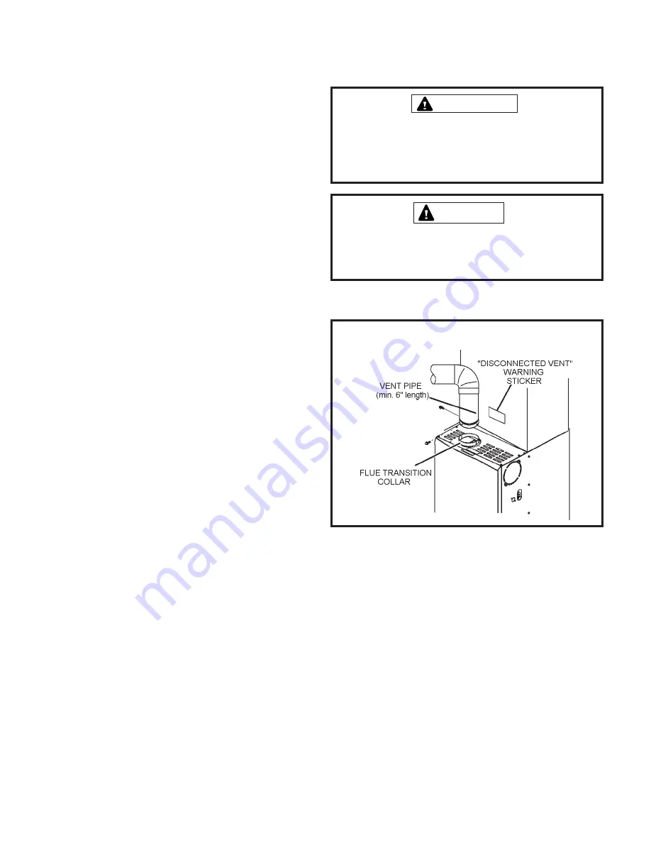 Allied Air A80DS2V Installation Instructions Manual Download Page 12