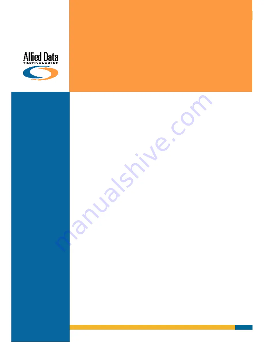 Allied Data Technologies Tornado WebJet 128 User Manual Download Page 37