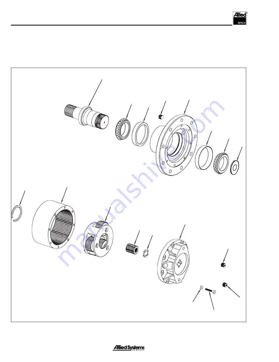 Allied Systems Allied H6G Series Service Manual Download Page 86