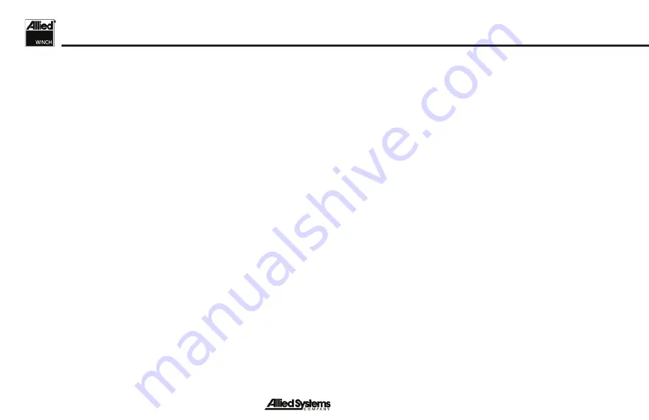 Allied Systems AW3CP1A1556R11 Operating Manual Download Page 56