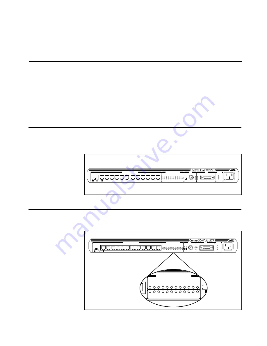 Allied Telesis AT-3012TR Installation Manual Download Page 21