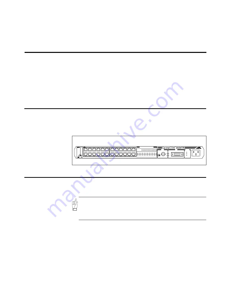 Allied Telesis AT-3012TR Installation Manual Download Page 25