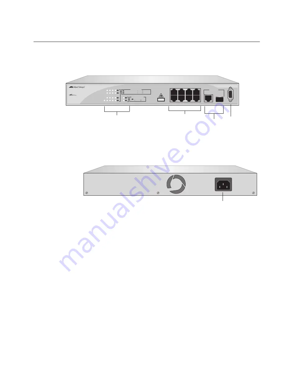 Allied Telesis AT 8000/8POE Скачать руководство пользователя страница 17