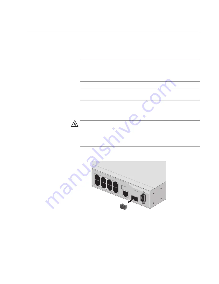 Allied Telesis AT 8000/8POE Installation Manual Download Page 41