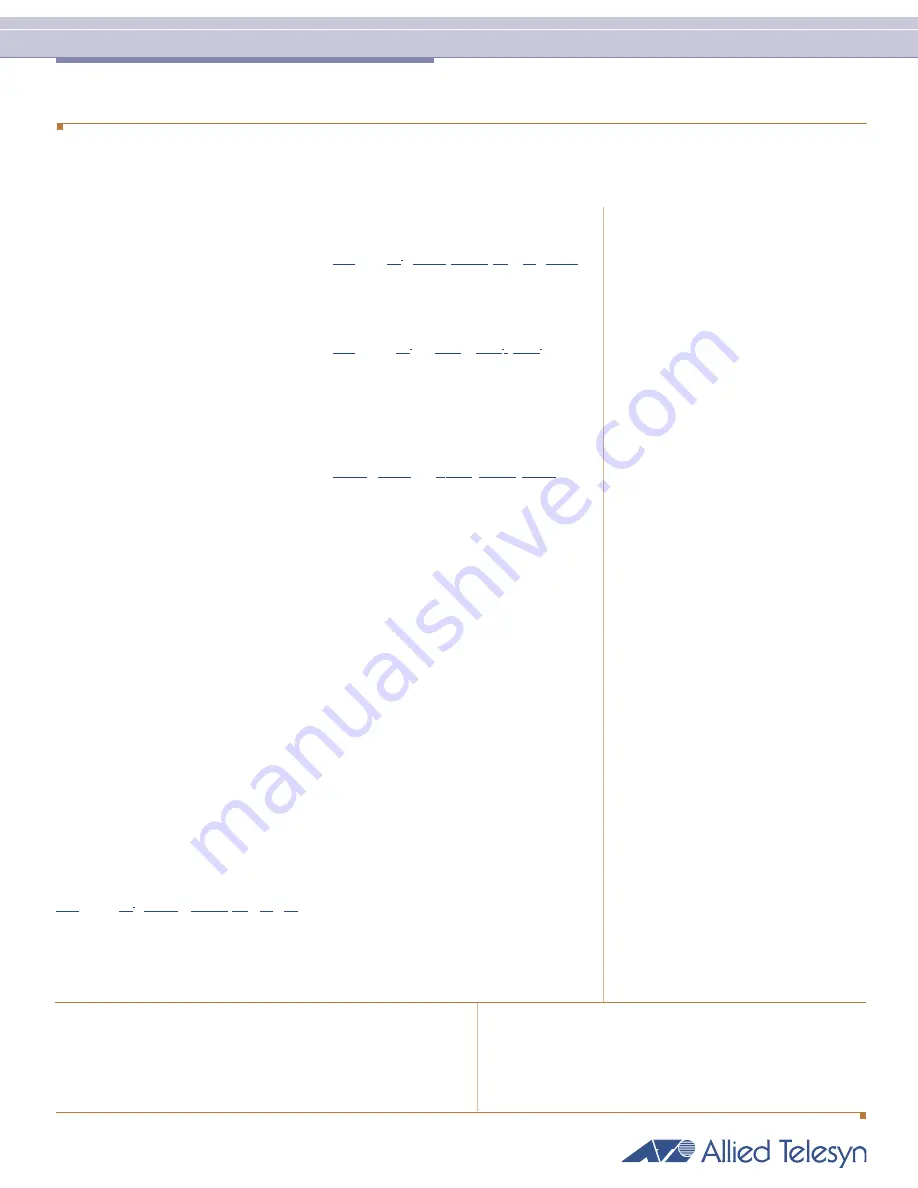 Allied Telesis AT-FS237 Specifications Download Page 2