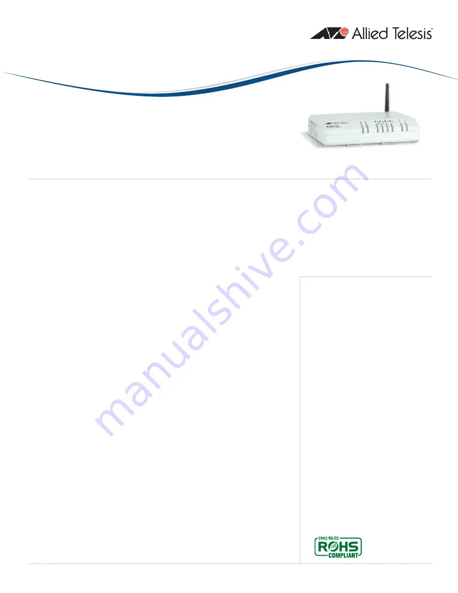 Allied Telesis AT-iMG624 Datasheet Download Page 1