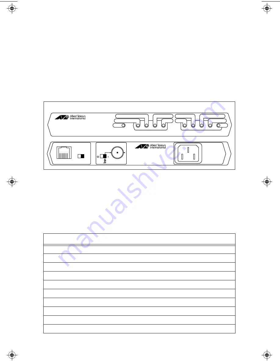 Allied Telesis AT-MR111T User Manual Download Page 9