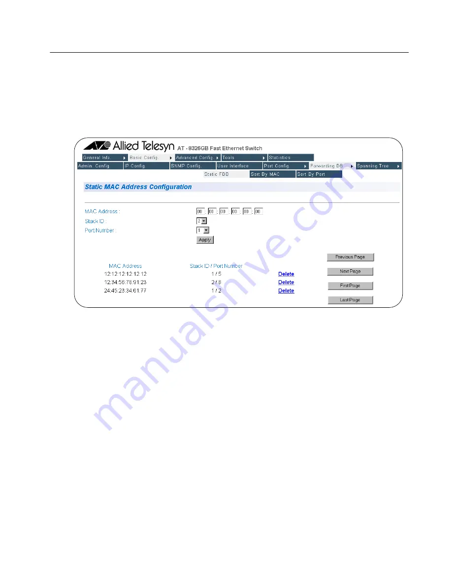 Allied Telesis AT-S41 User Manual Download Page 221