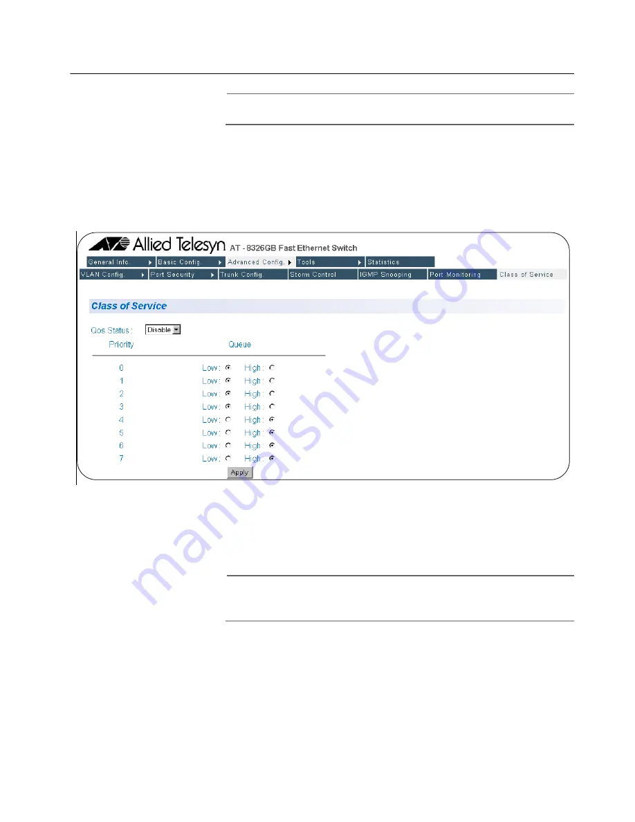 Allied Telesis AT-S41 User Manual Download Page 223