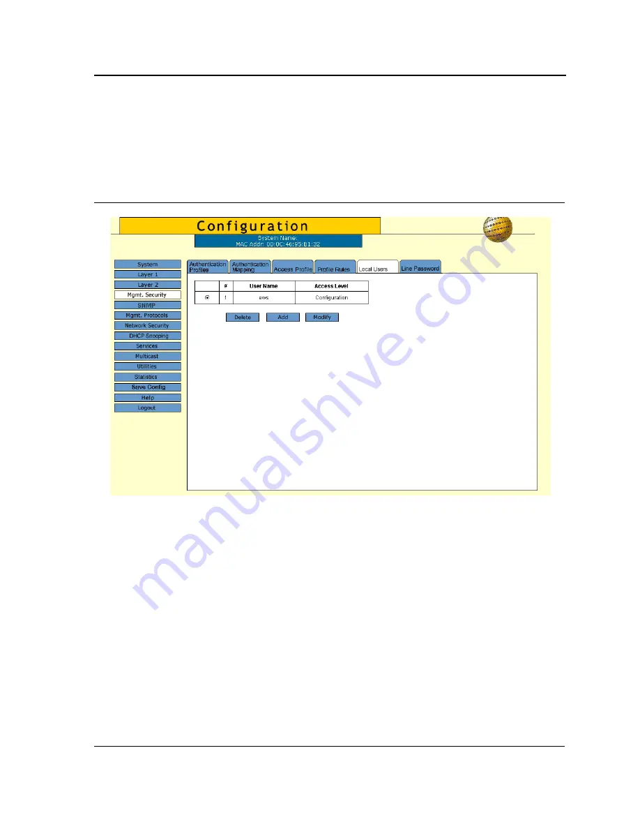 Allied Telesis AT-S94 User Manual Download Page 44