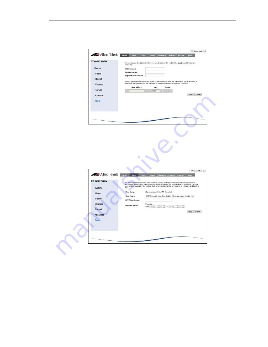 Allied Telesis AT-WR2304N User Manual Download Page 61