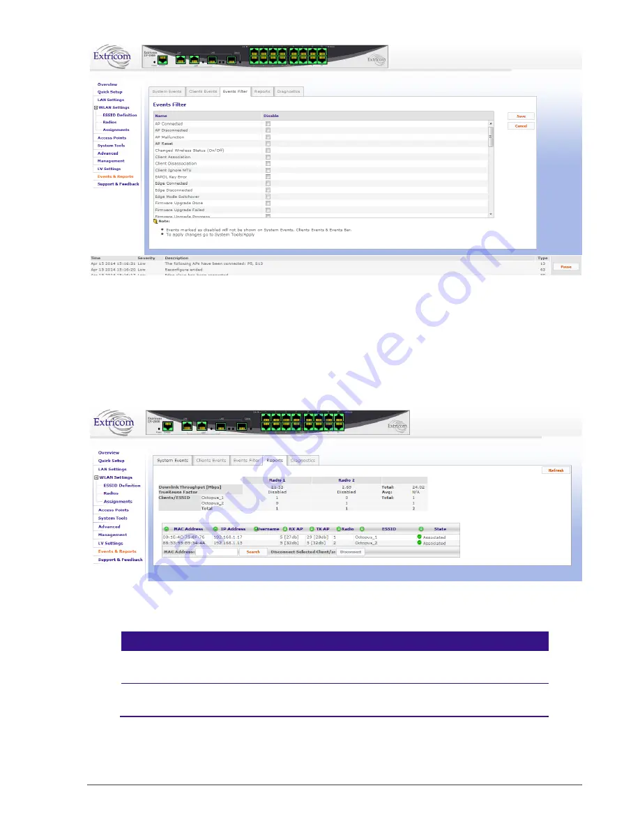 Allied Telesis Extricom AT-EXLS-3000 Installation And User Manual Download Page 97