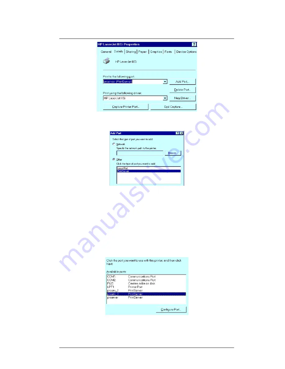 Allied Telesis FastPrint Server User Manual Download Page 59