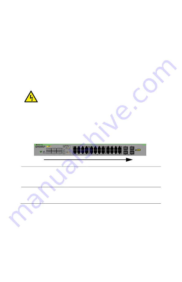 Allied Telesis GS950/10PS V2 Quick Installation Manual Download Page 8