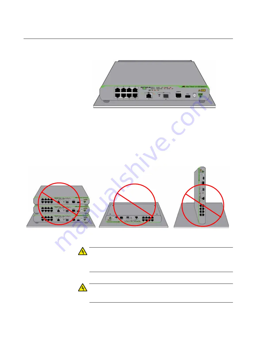 Allied Telesis GS970EMX/10 Installation Manual Download Page 46