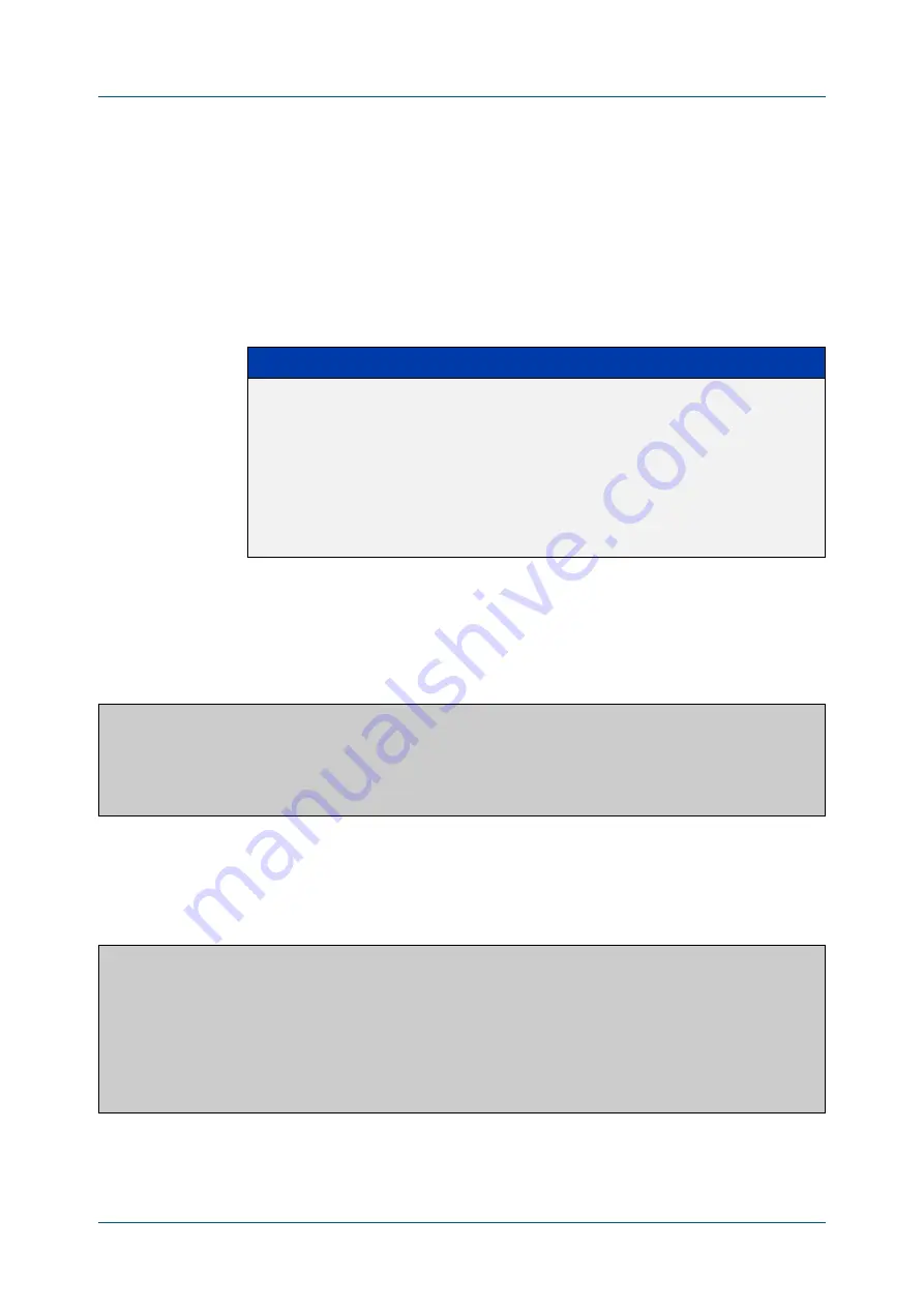 Allied Telesis IX5-28GPX Command Reference Manual Download Page 383