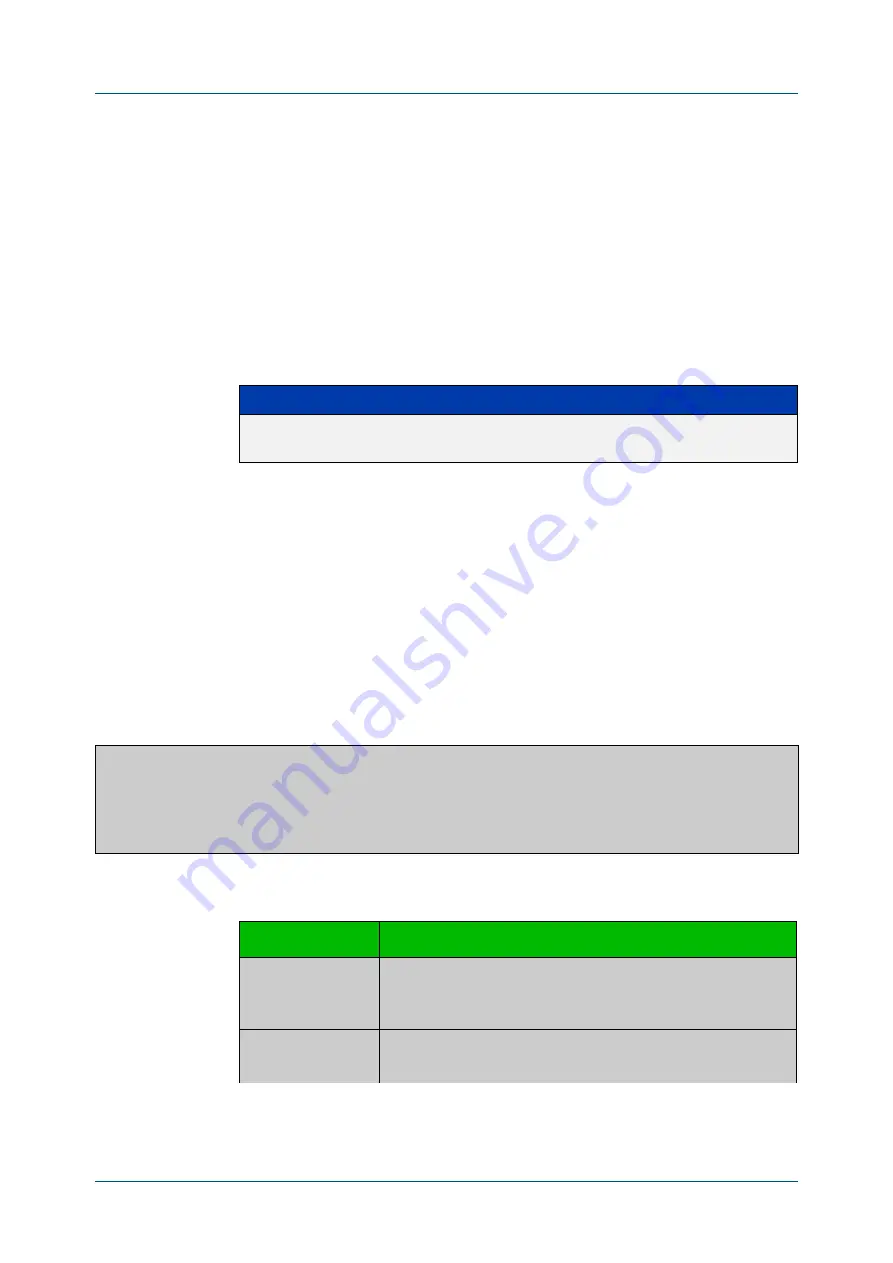 Allied Telesis IX5-28GPX Command Reference Manual Download Page 646