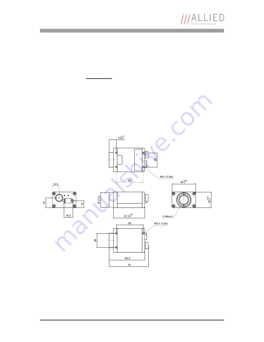 Allied Vision Technologies AVT Marlin Technical Manual Download Page 42