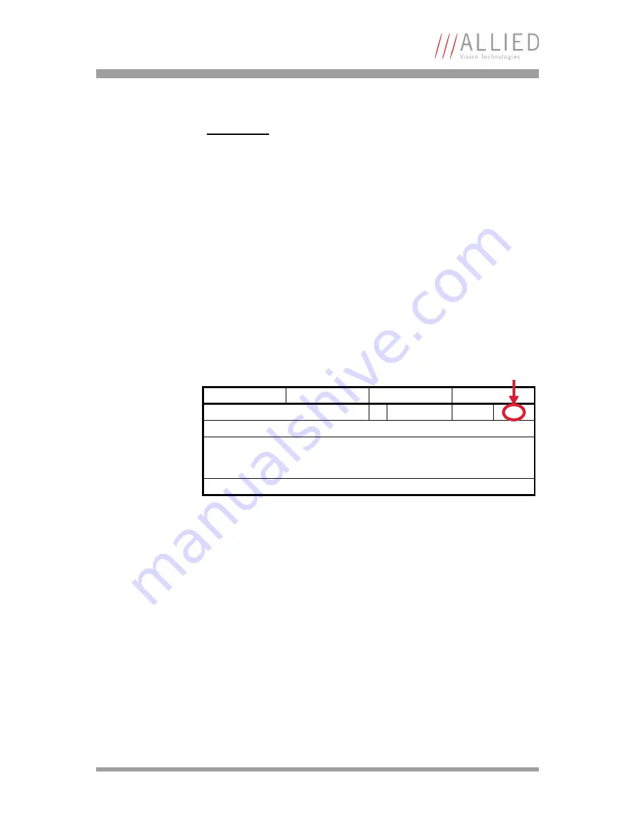 Allied Vision Technologies AVT Marlin Technical Manual Download Page 61