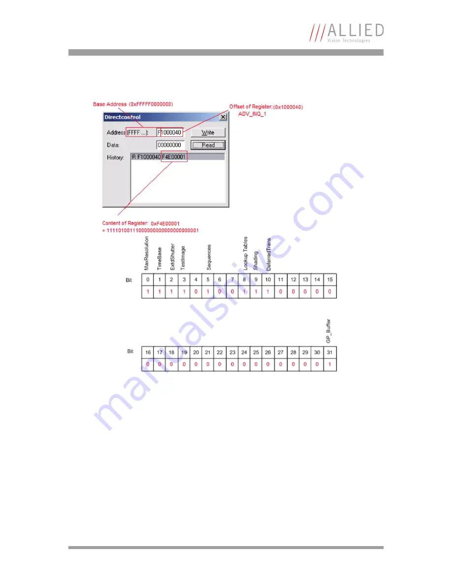 Allied Vision Technologies AVT Marlin Technical Manual Download Page 173