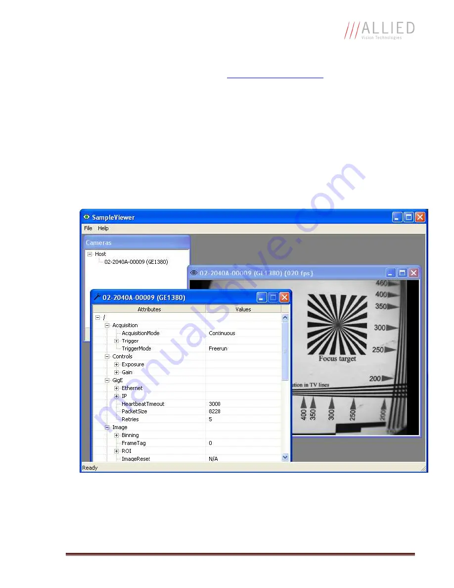 Allied Vision Technologies GX1910C Technical Manual Download Page 23