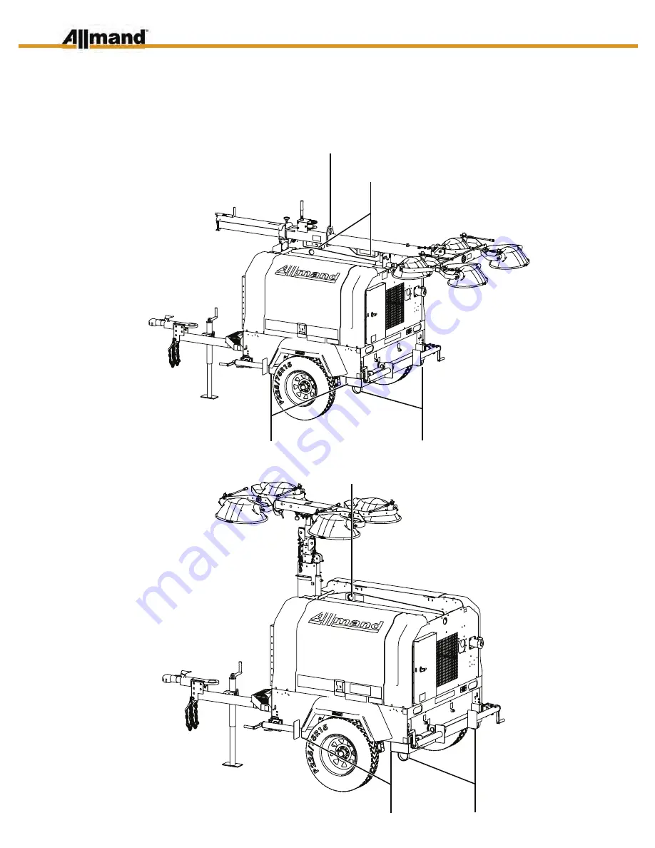 Allmand Maxi-Lit II Operator'S Manual Download Page 52