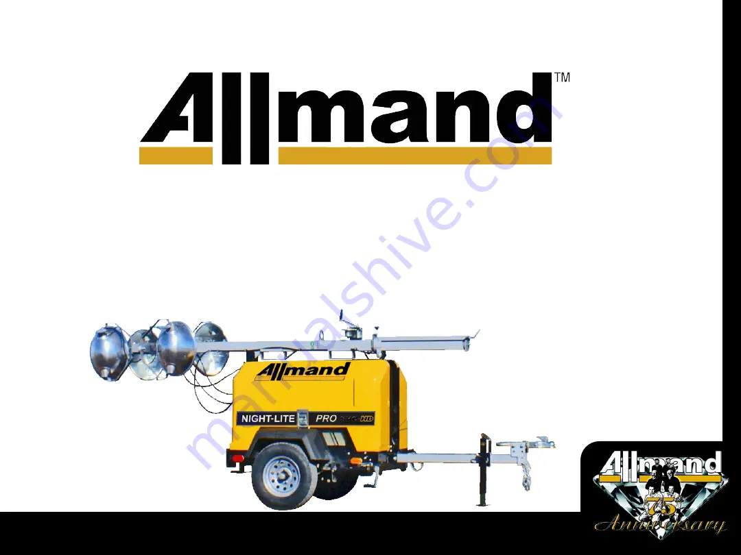 Allmand NIGHT-LITE PRO II Скачать руководство пользователя страница 1