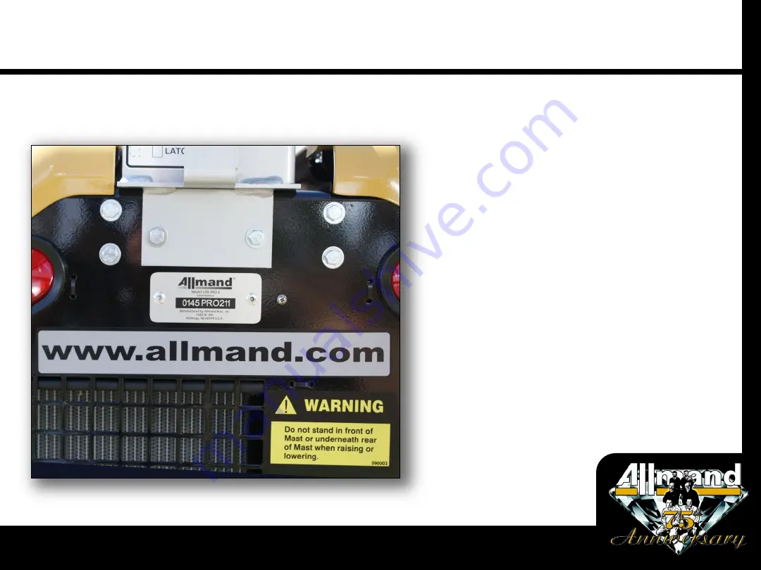 Allmand NIGHT-LITE PRO II Скачать руководство пользователя страница 27