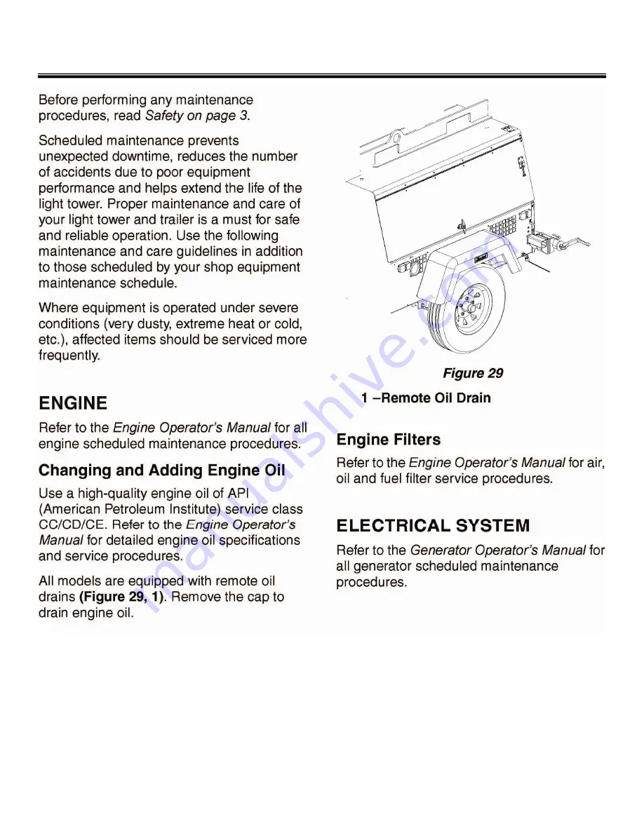 Allmand Night Lite Pro SE Power V Series Owner'S Manual Download Page 46