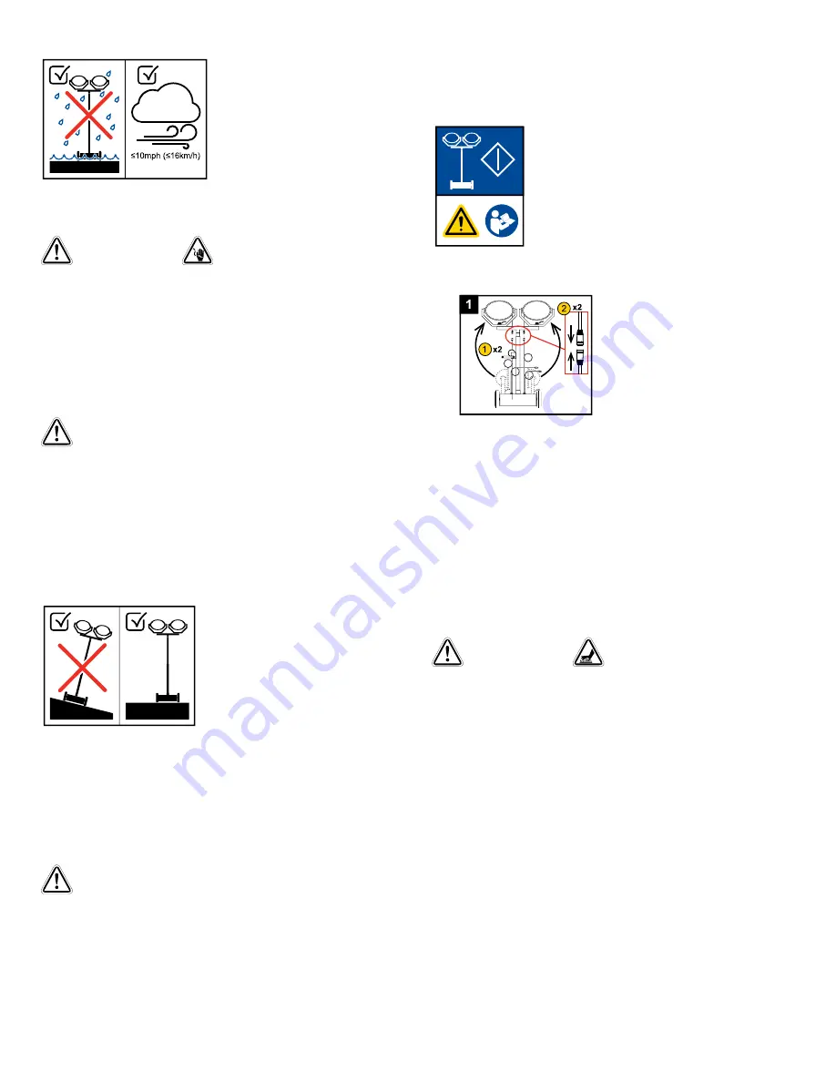 Allmand PORT-A-LITE PAL 2500W4 Operator'S Manual Download Page 24