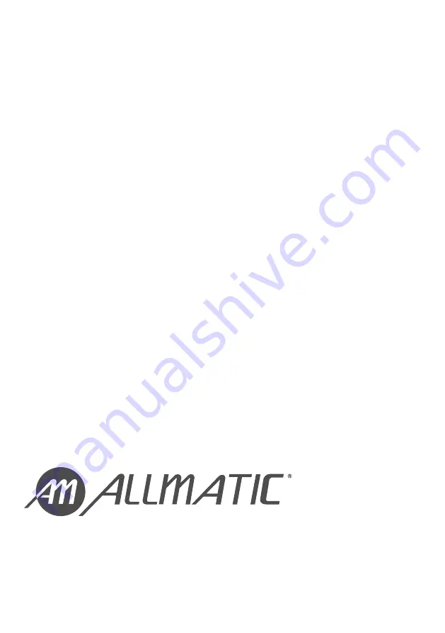 Allmatic HYPER Manual Download Page 16