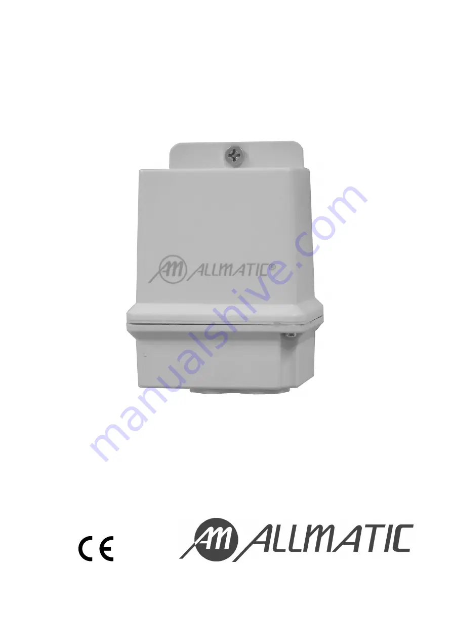 Allmatic MICRO CAP SENS Manual Download Page 9