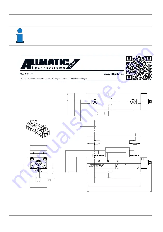 Allmatic NC8 Series Operating Manual Download Page 122