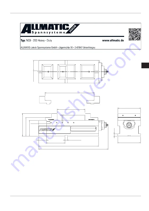 Allmatic NC8 Series Operating Manual Download Page 203