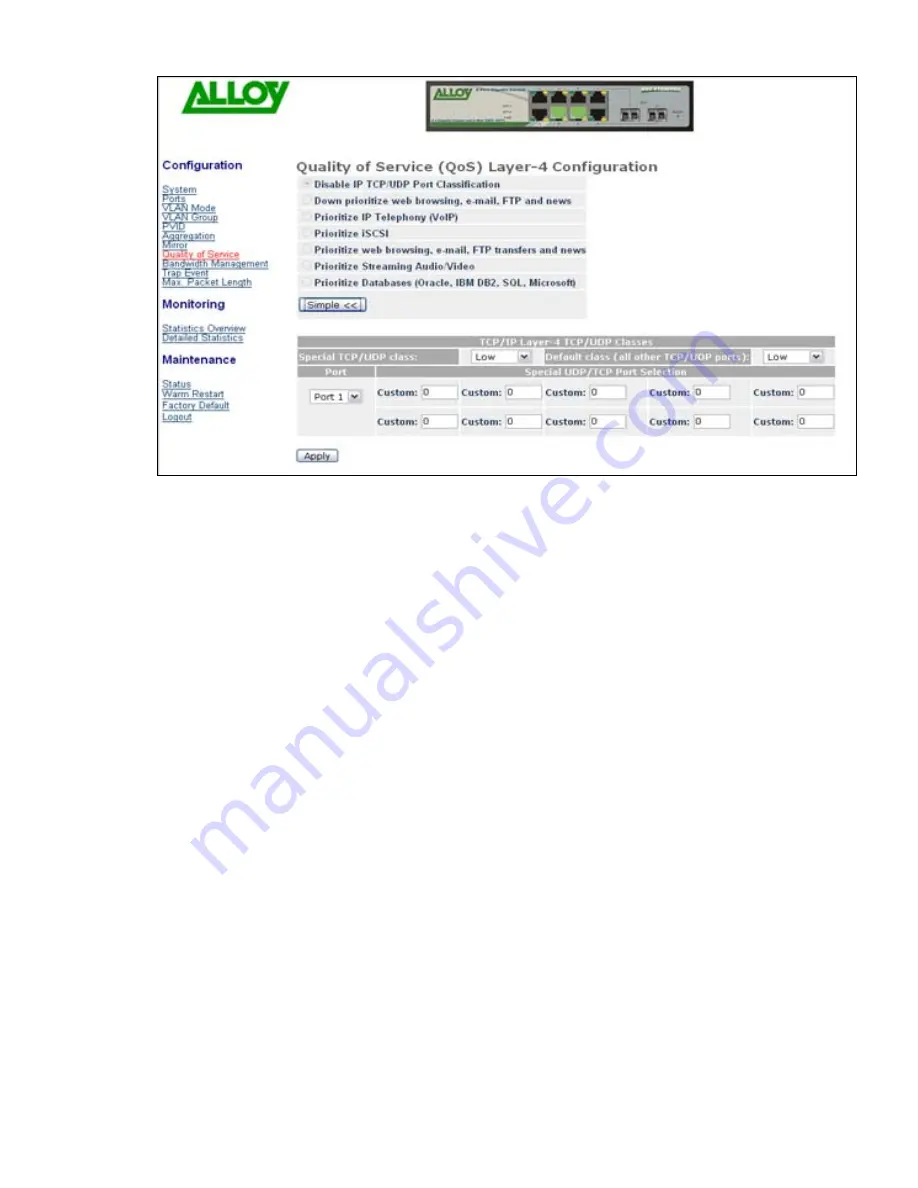 Alloy GSS-8T2SFPV2 User Manual Download Page 41