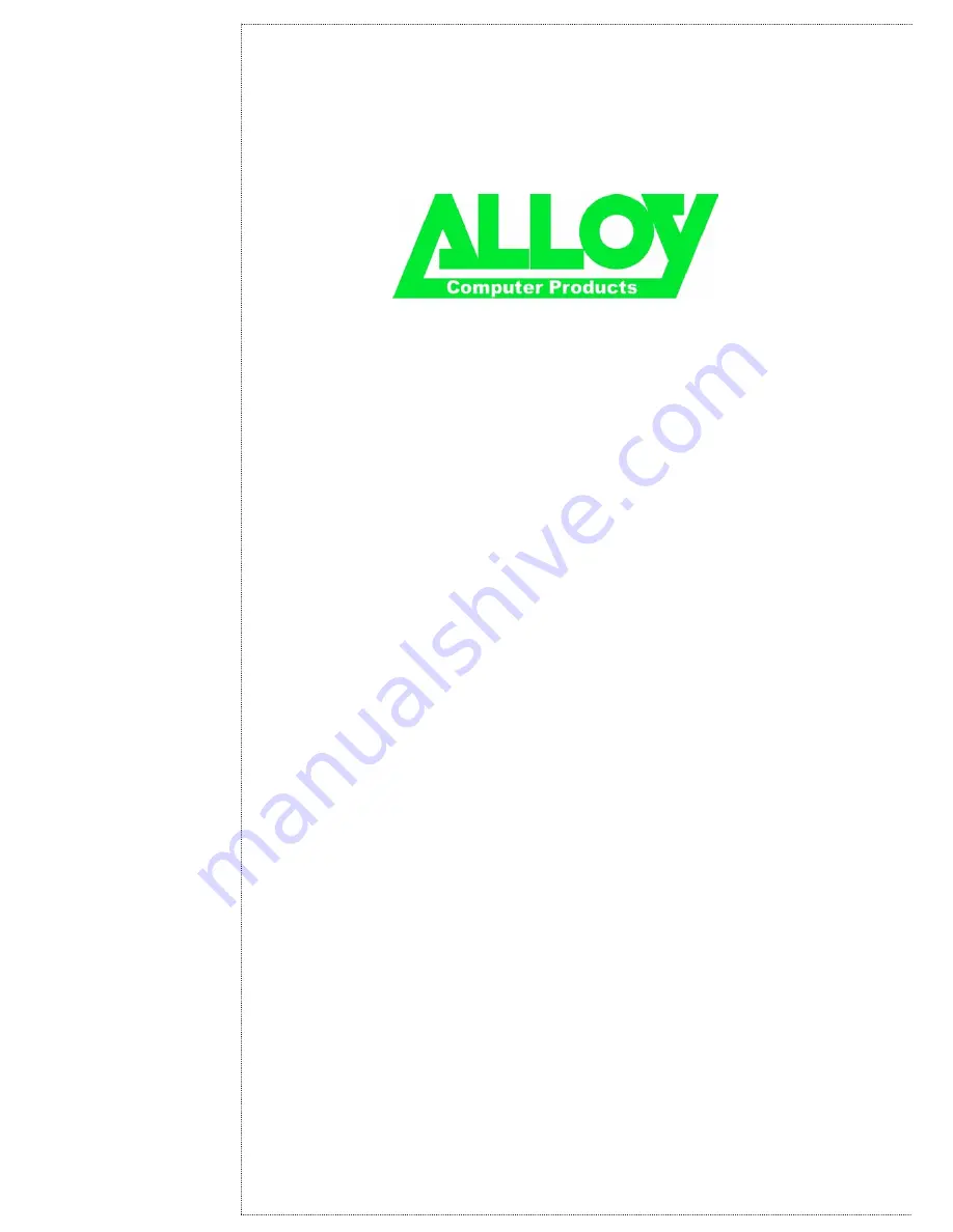 Alloy NS-16T01FS User Manual Download Page 1