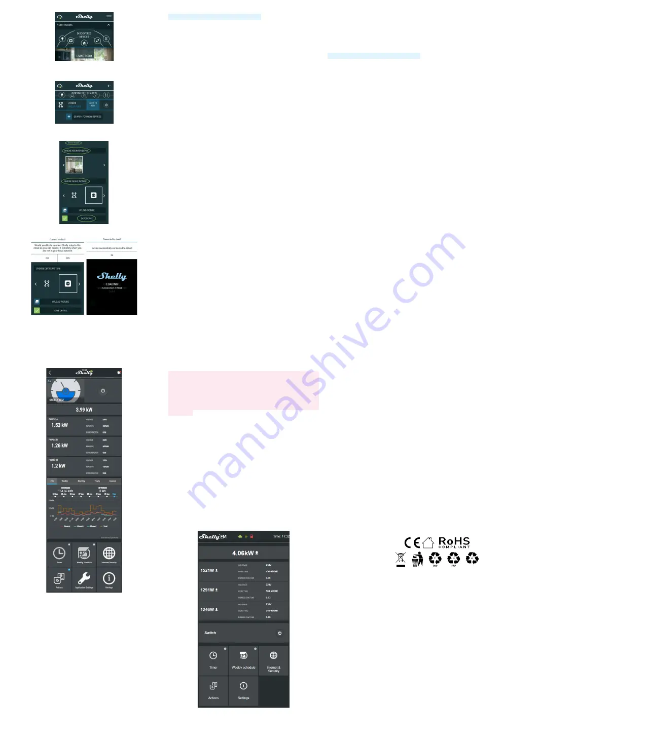 Allterco Robotics Shelly 3EM User Manual Download Page 2